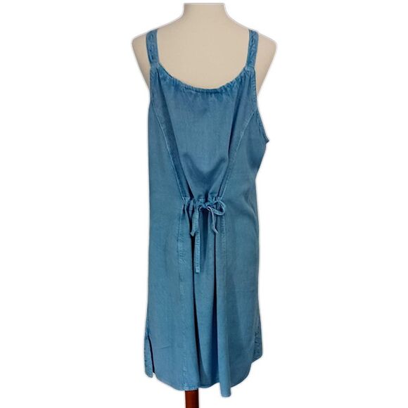 Raya Sun Embroidered Dress XL Coverup Bohemian Festival Y2K Vtg 90s Palm Trees - Picture 4 of 16